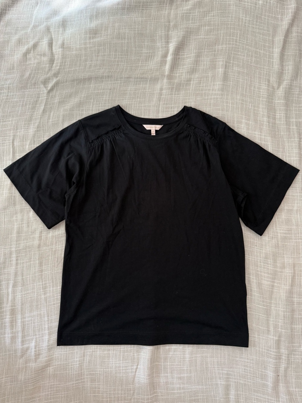 Rebecca Taylor Cotton Ruffle Shirt Small